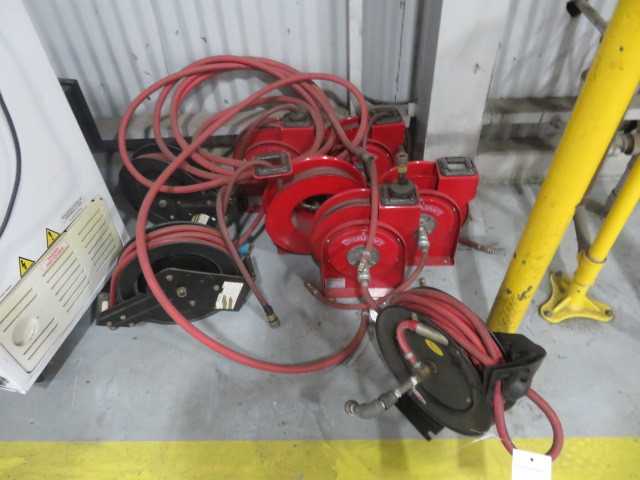 Air Hose Coil Reels (11) Lot - MISCELLANEOUS