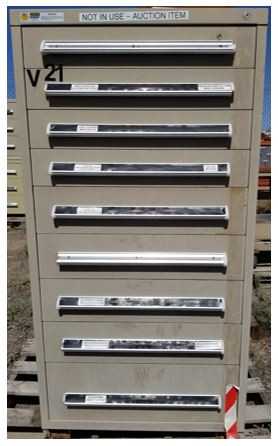 Lot of (2) Vidmar Cabinets - TOOL STORAGE