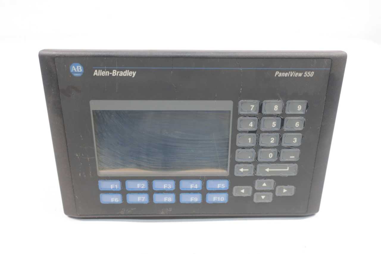ALLEN BRADLEY 2711-B5A2 550 OPERATOR INTERFACE PANEL - AUTOMATION & CONTROLS