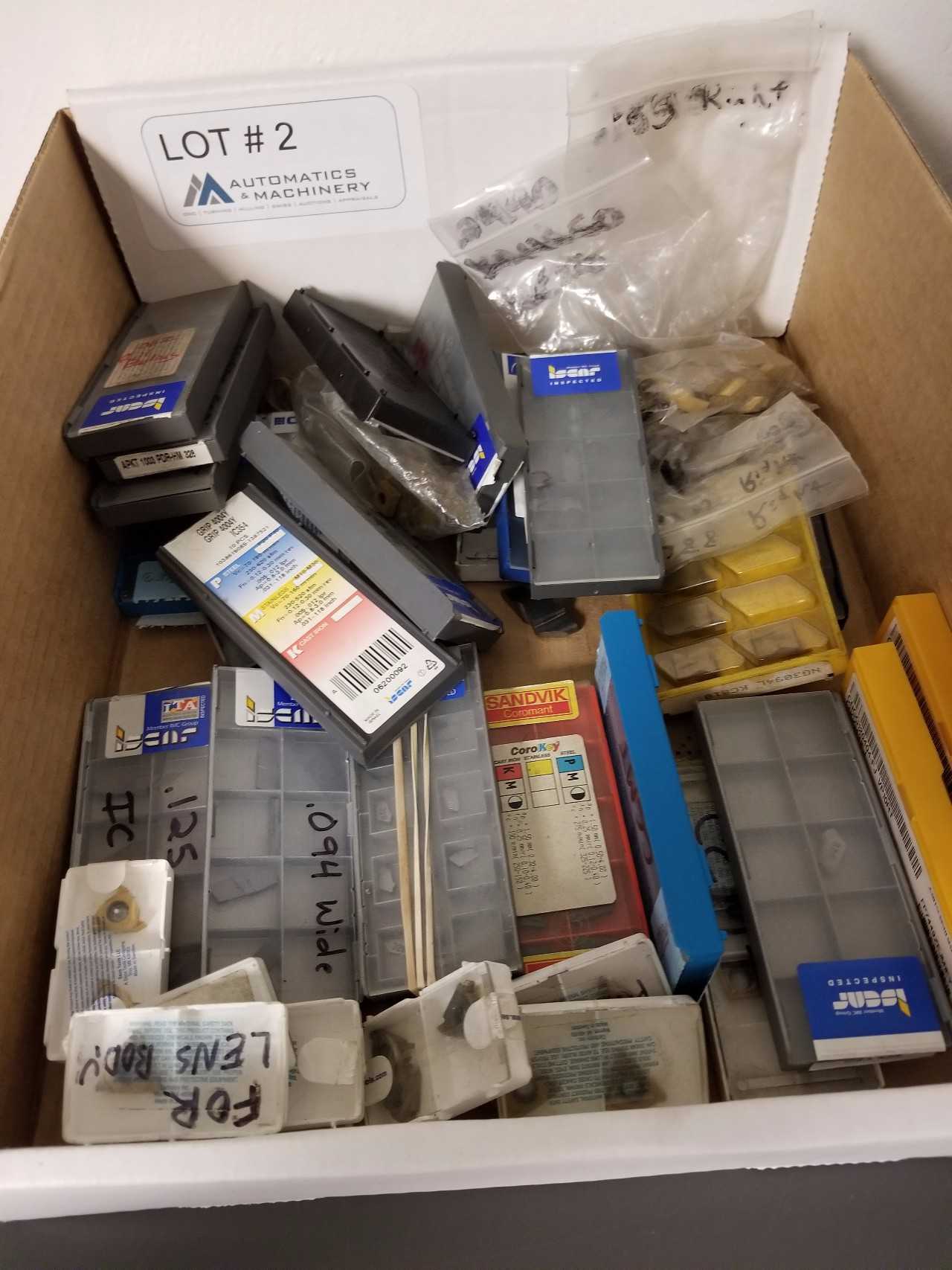 Large Assortment of carbide inserts - ELECTRIC POWER TOOLS