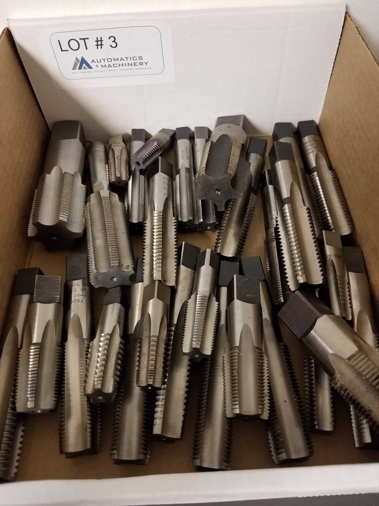 Large assortment of Taps - ELECTRIC POWER TOOLS