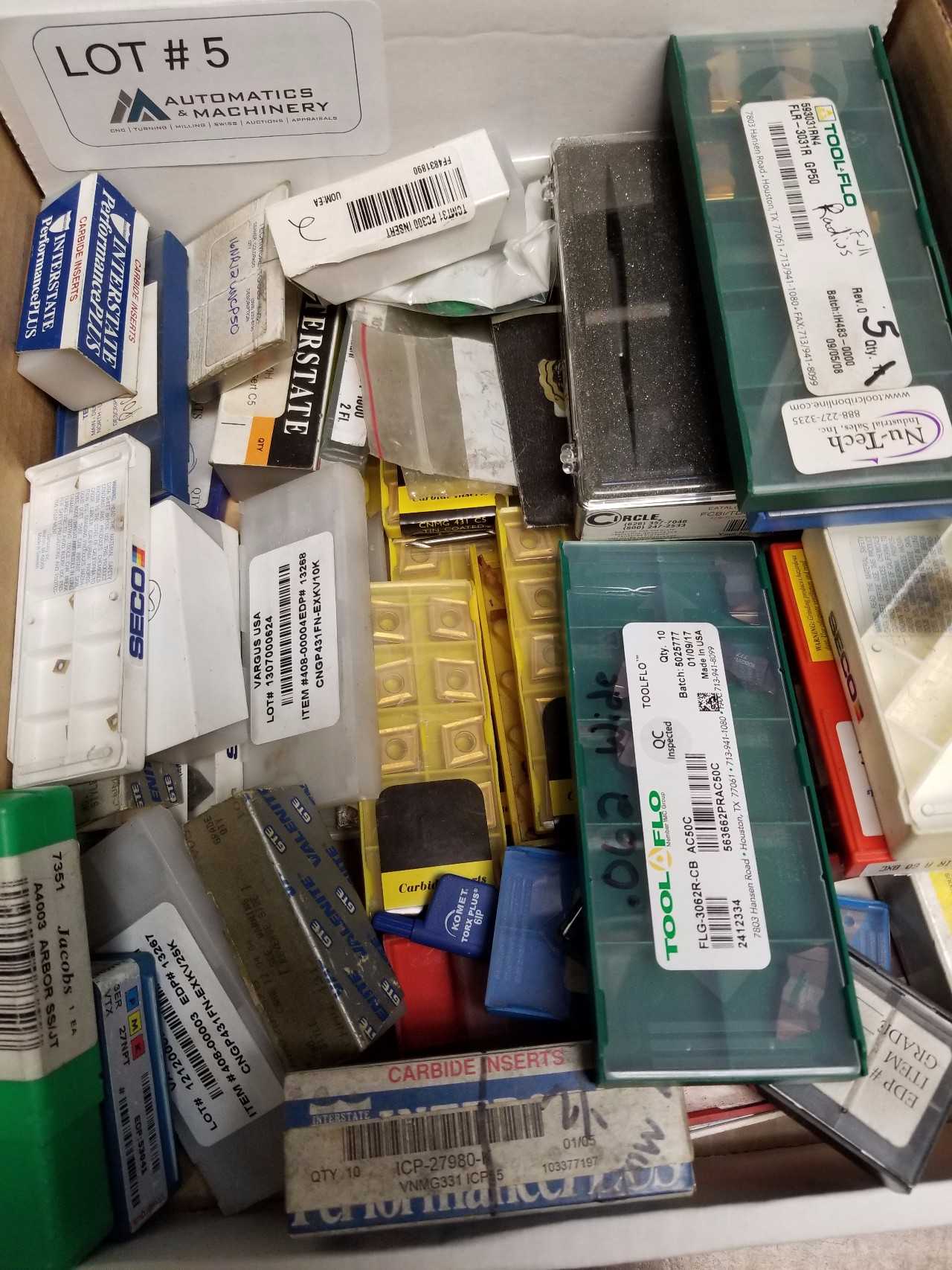 Large assortment of Carbide inserts - ELECTRIC POWER TOOLS