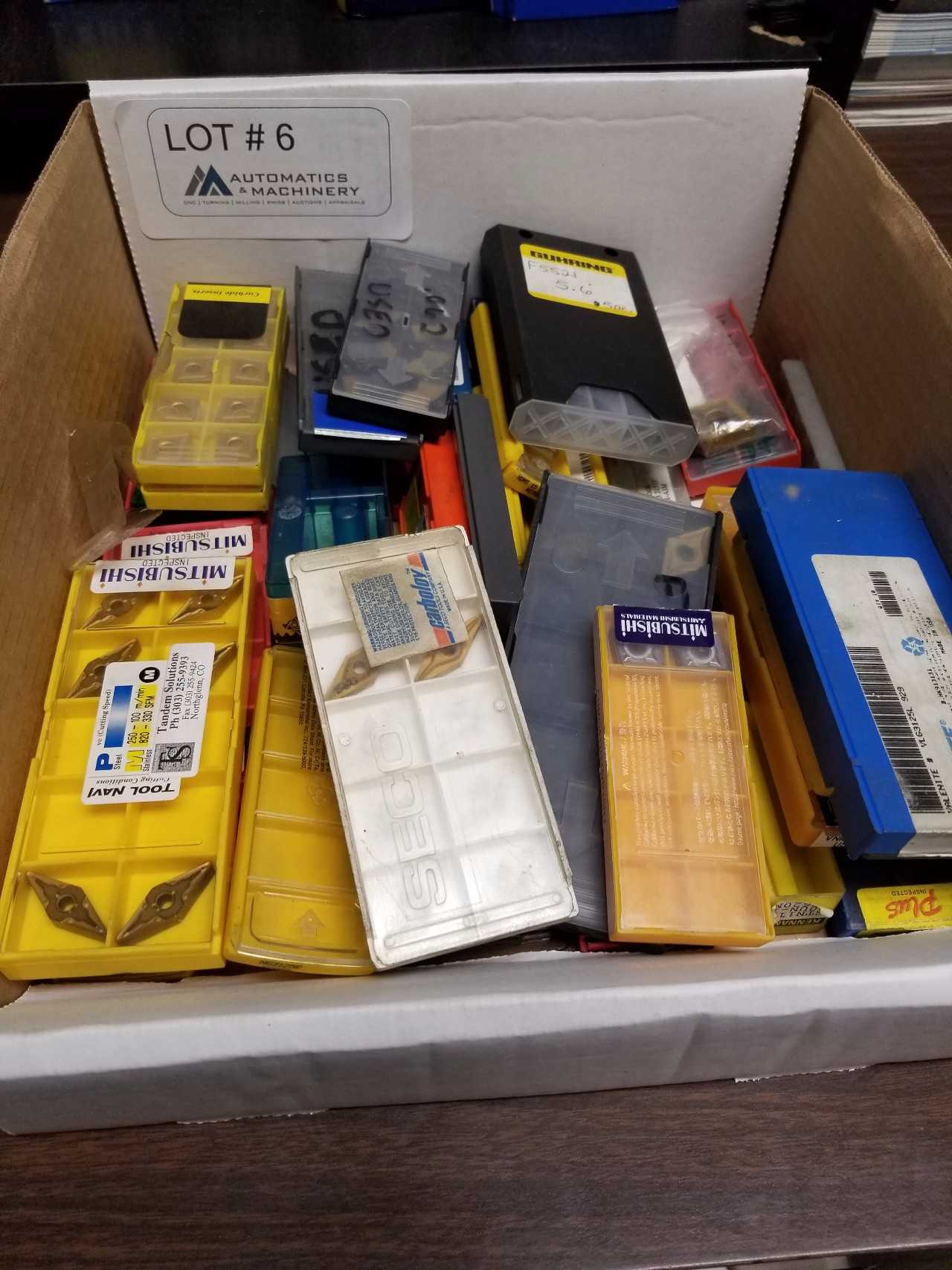 Large assortment of Carbide Inserts - ELECTRIC POWER TOOLS