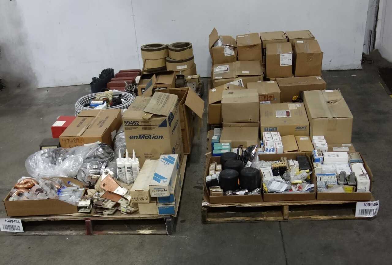 4 PALLETS OF ASSORTED MRO - INDUSTRIAL PARTS