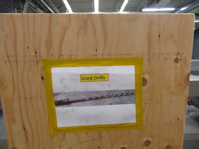 Case of used drill bits - MISCELLANEOUS