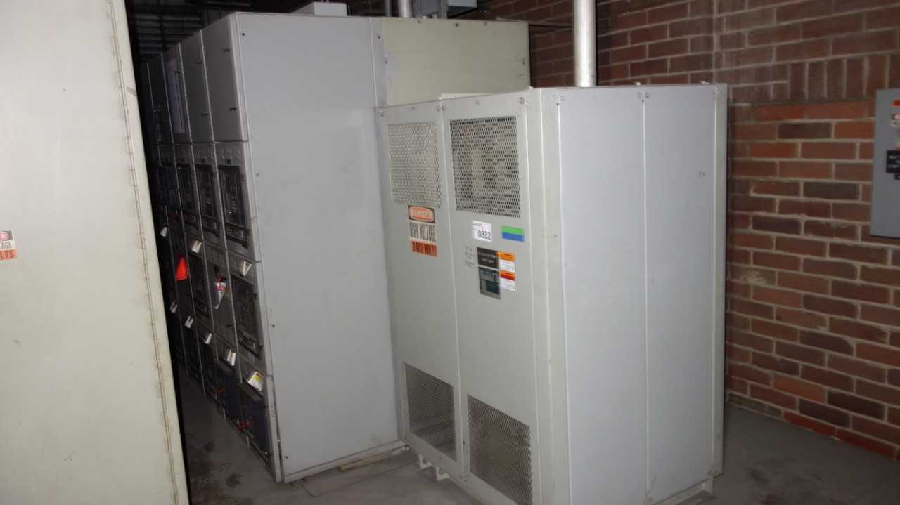 LOT OF 2 GENERAL SIGNAL 1000KVA 2400V-AC 480V-AC DRY TYPE TRANSFORMER DELAYED REMOVAL - CONTROL TRANSFORMERS