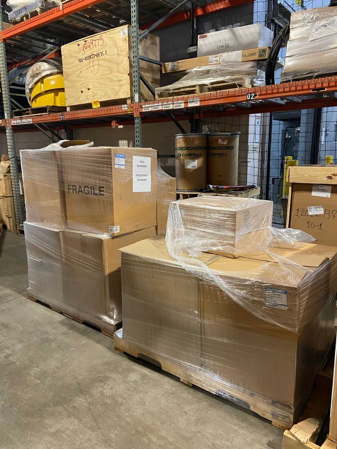 BULK LOT OF AIR SYSTEM FILTERS (QTY 2 PALLETS) - MATERIAL HANDLING