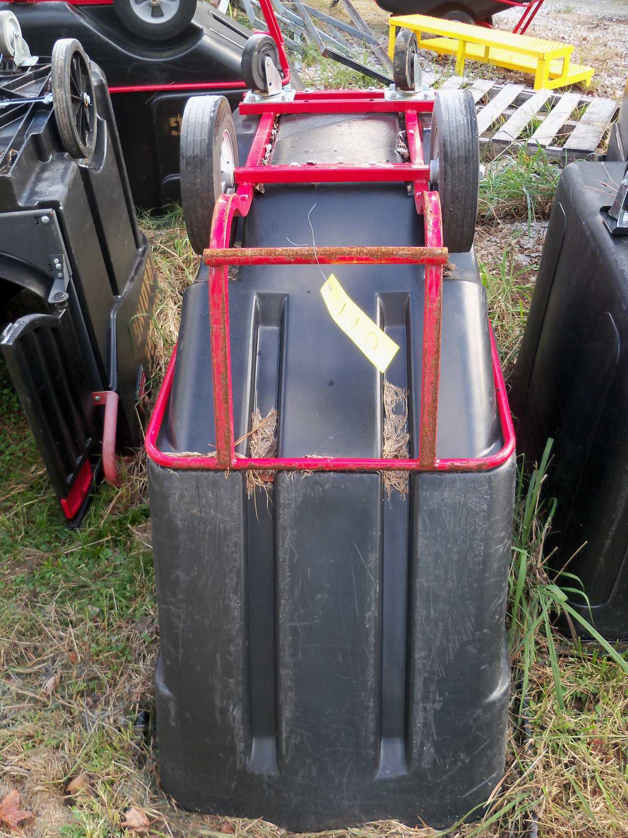 1250 lb Capacity Tilt Truck Cart / Construction Debris Rolling Trash Bin - ROLLING CARTS