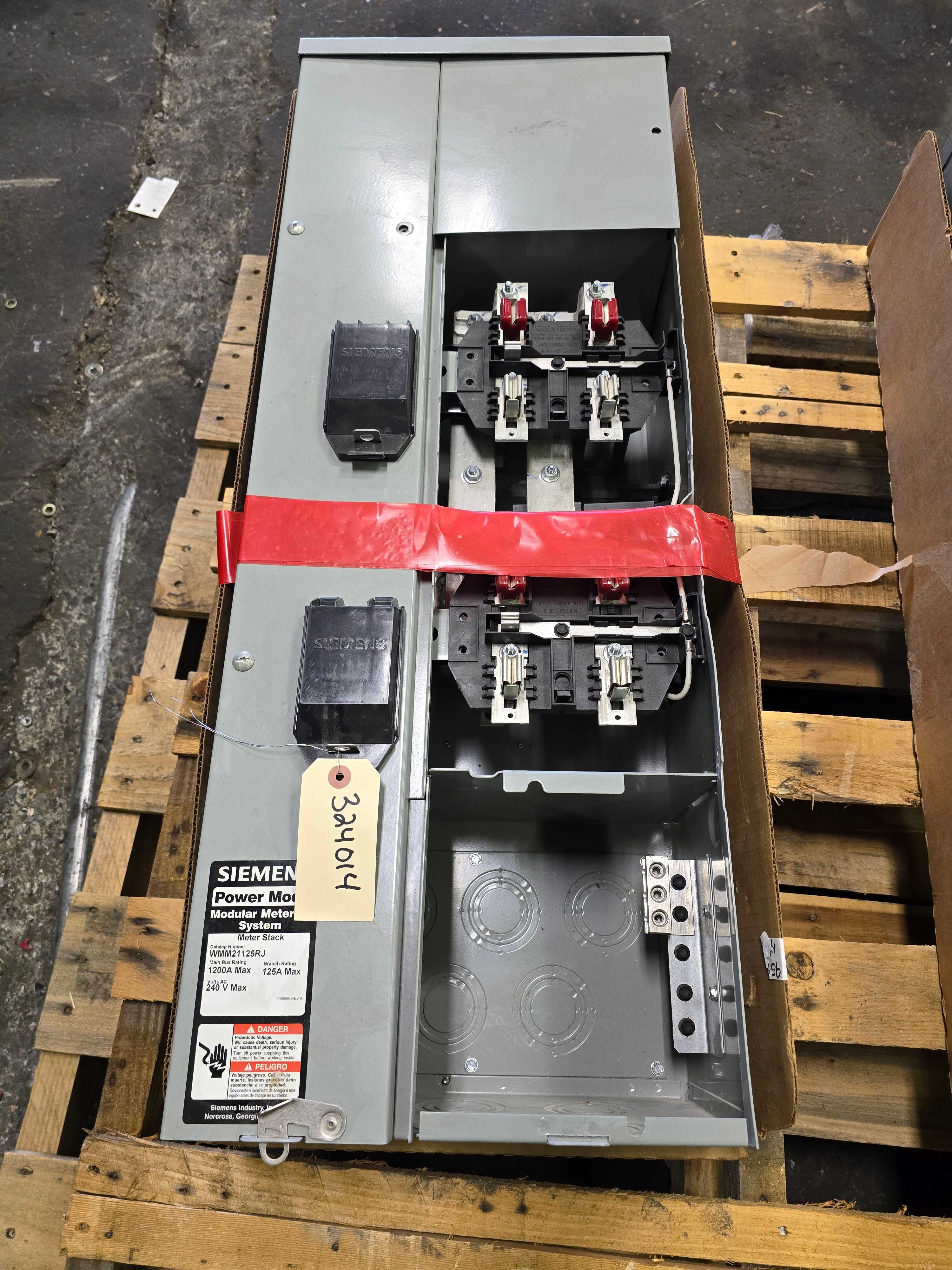 SIEMENS POWER MOD 1200 AMP METER STACK - MODULAR METERING SYSTEM - ELECTRICAL COMPONENTS