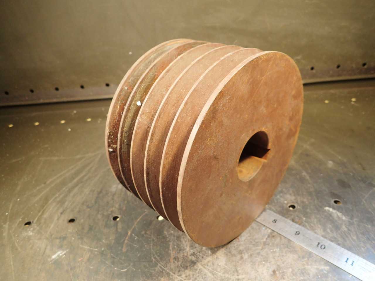 467-39 5-Belt A B AX BX Section V-Bellt Pulley Sheave 7-1/8" OD 1-7/8 Keyed Bore - PULLEY