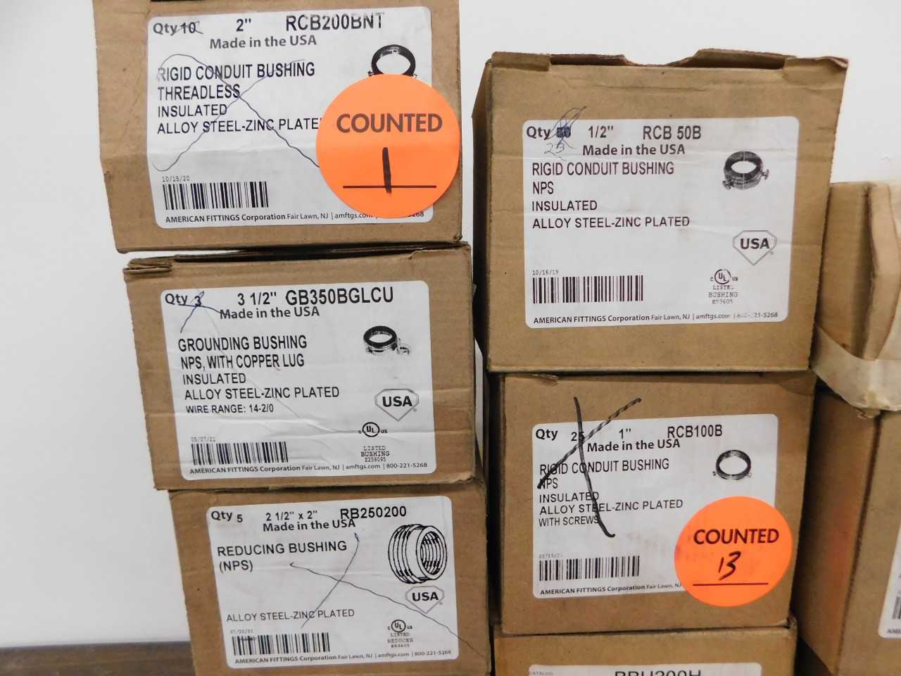[AMFICO/AMFI] 30 Partial Cases of Grounding + Reducing Bushings - 1/2" to 4" - HAND TOOLS