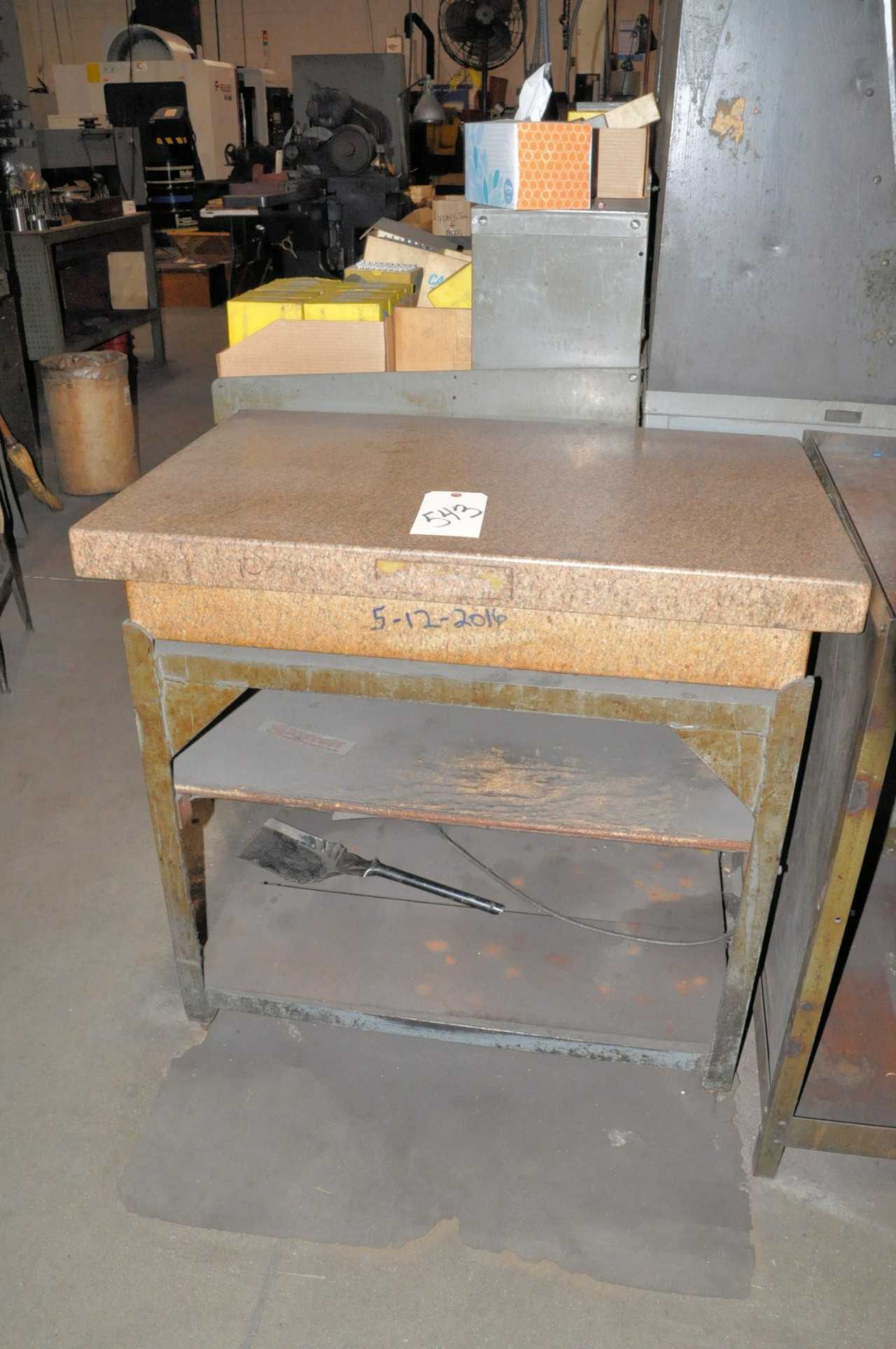 Granite Surface Plate on Stand - PROCESS EQUIPMENT
