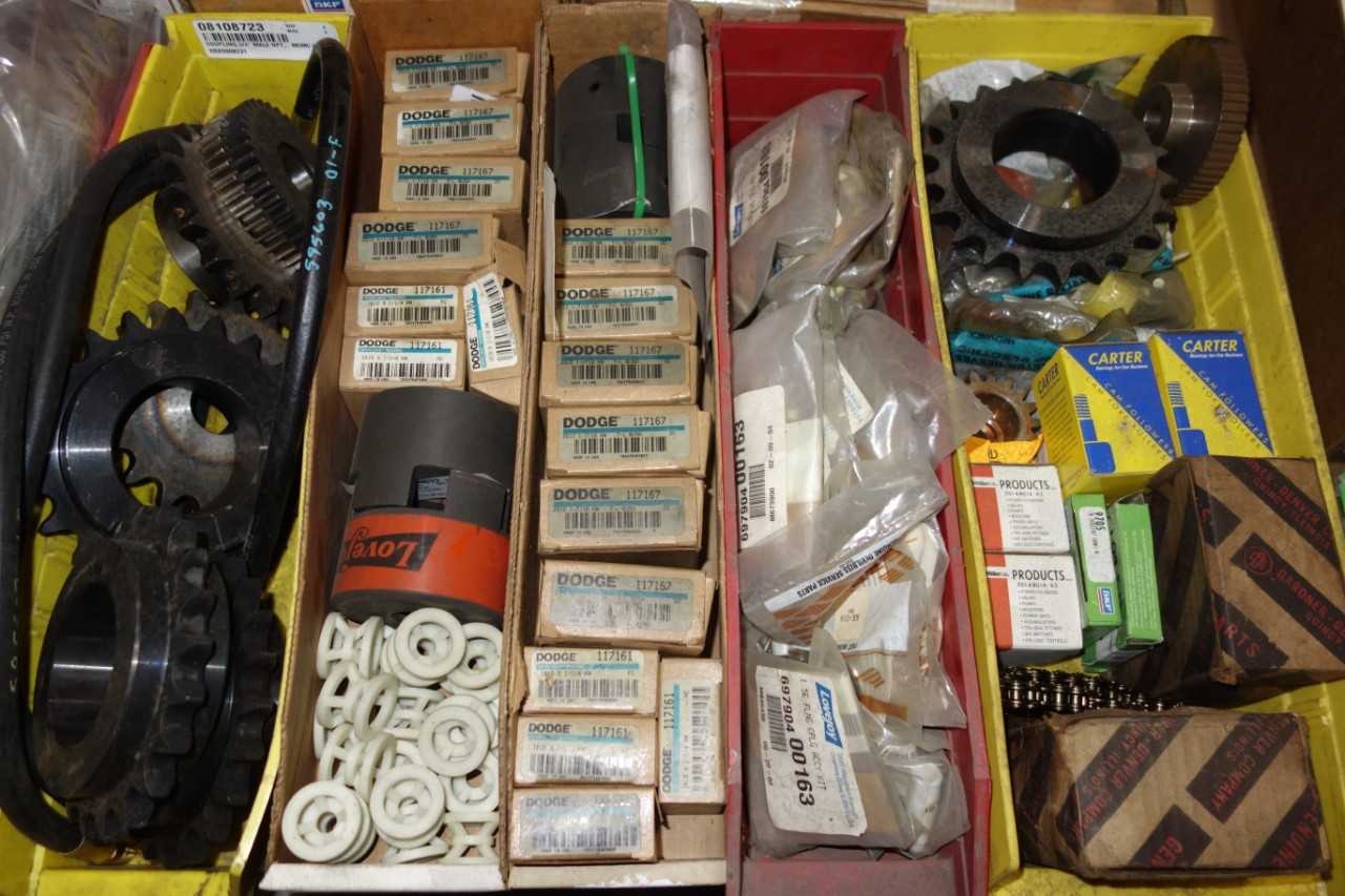 2 PALLETS OF ASSORTED POWER TRANSMISSION - POWER TRANSMISSION
