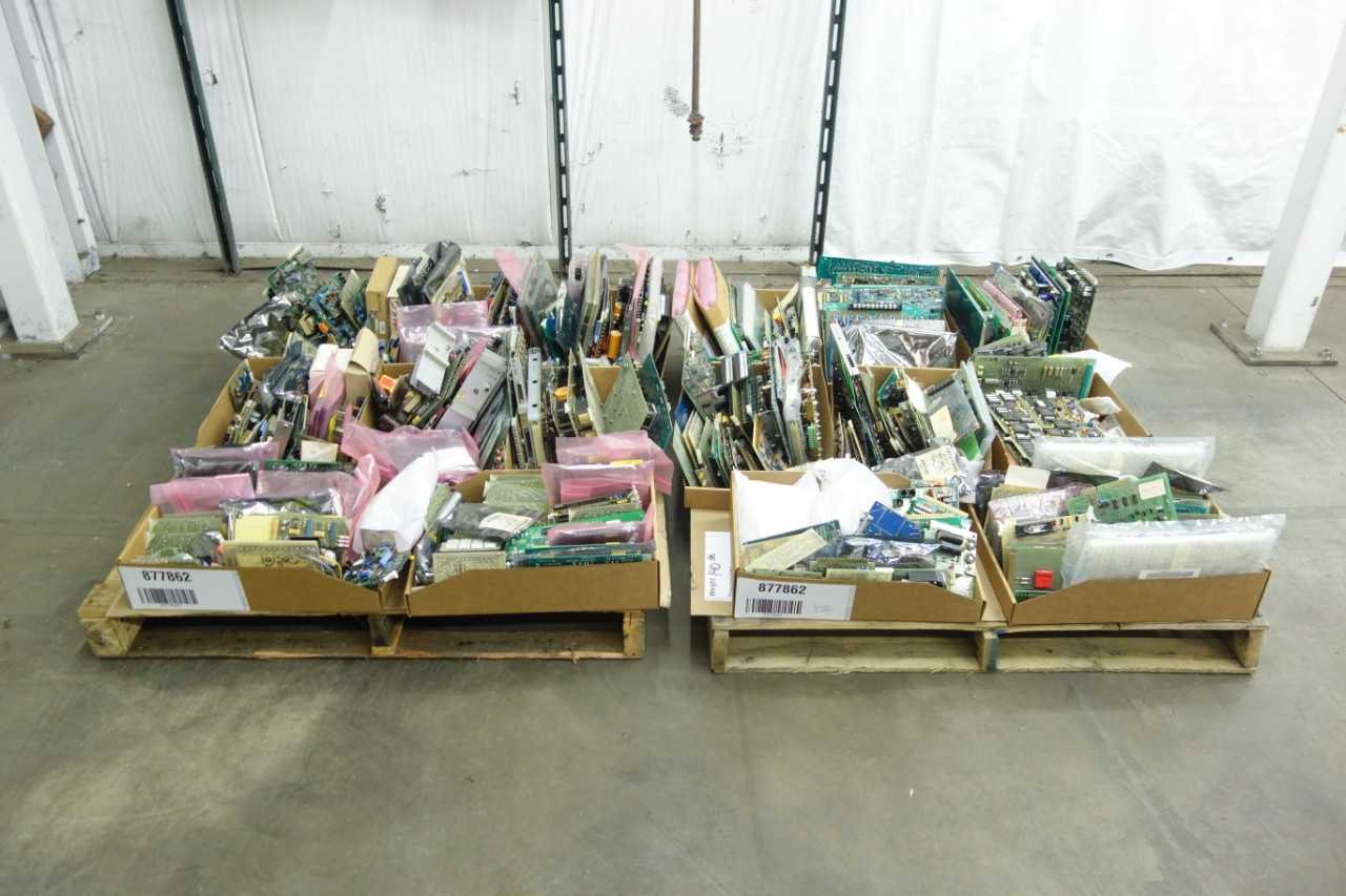 2 PALLETS OF ASSORTED PCB CIRCUIT BOARDS - AUTOMATION & CONTROLS
