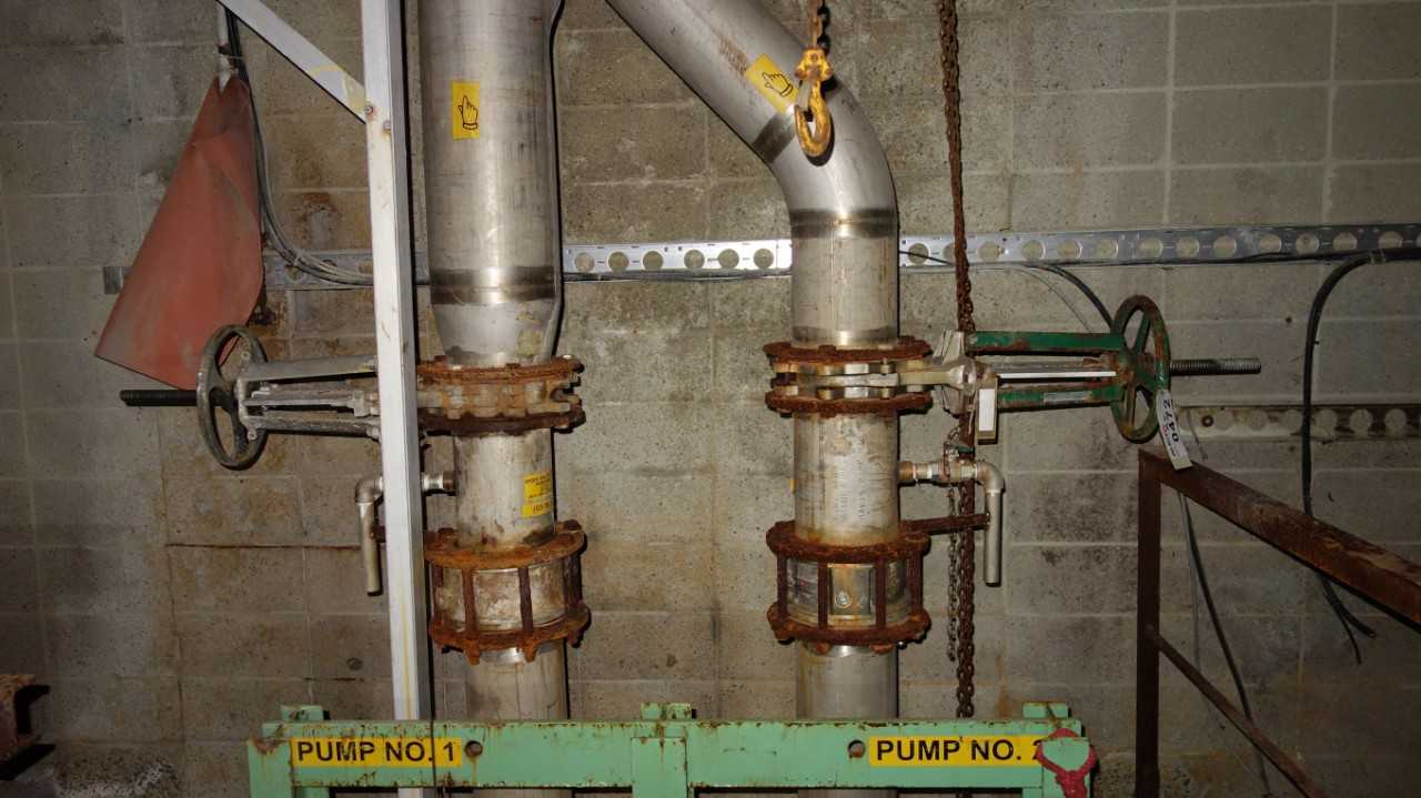 LOT OF 5 ROVALVE STAINLESS 8IN KNIFE GATE VALVES - KNIFE GATE VALVE