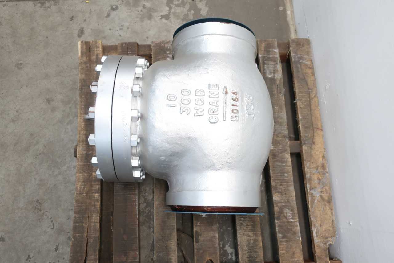 CRANE 1591/2XU SWING GATE 300 STEEL BUTT WELD 10IN CHECK VALVE - CHECK VALVE