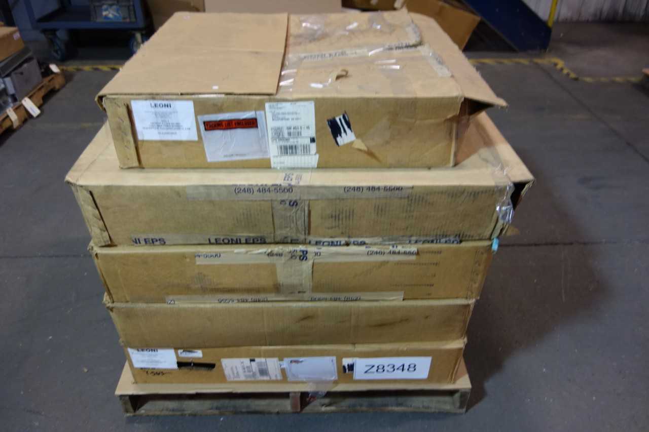 1 PALLET OF CORRUGATED UMBILICAL ASSEMBLY CABLE-WIRE CONTROLS- LEONI - ELECTRICAL COMPONENTS