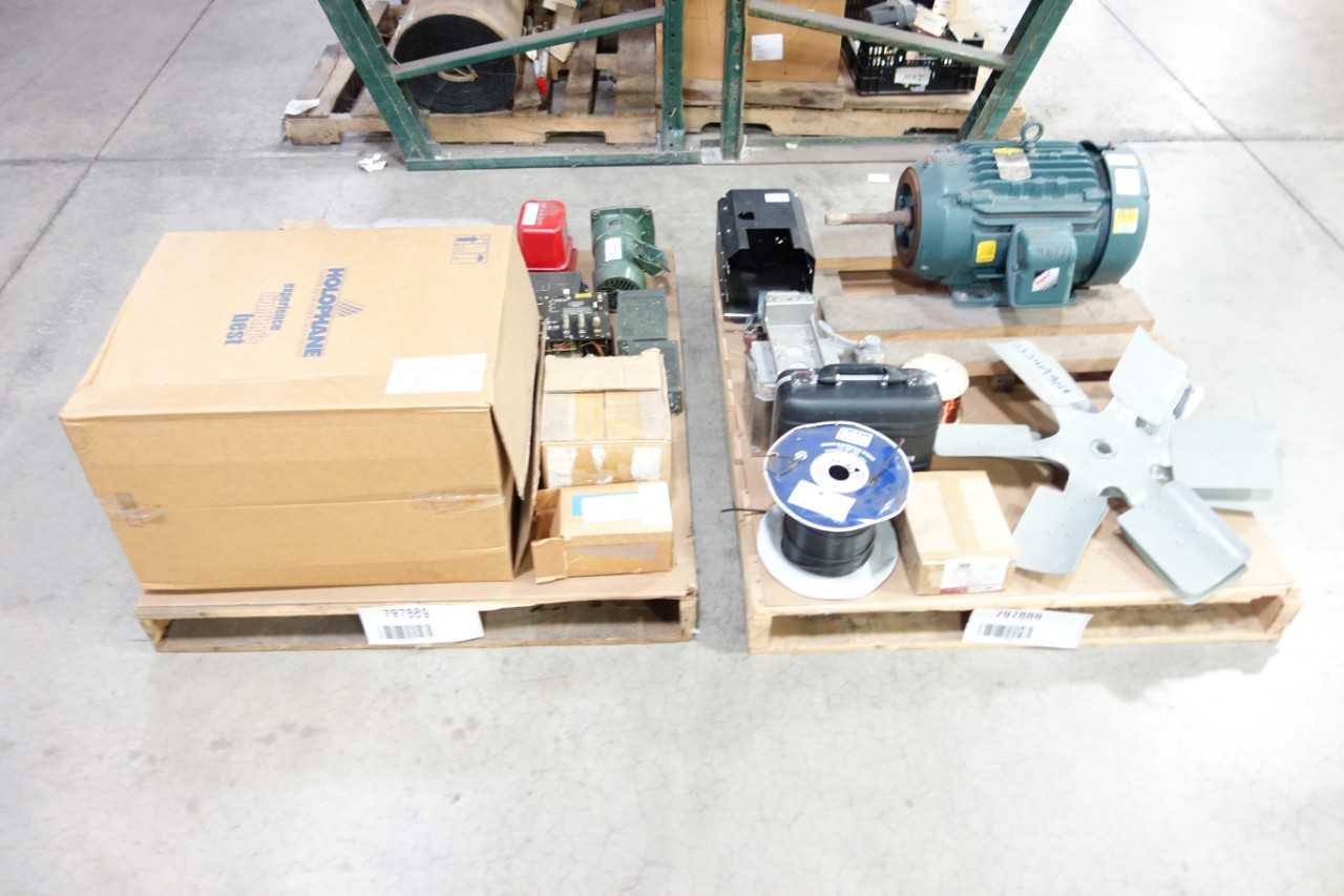 2 PALLETS OF ASSORTED ELECTRICAL - ELECTRICAL COMPONENTS