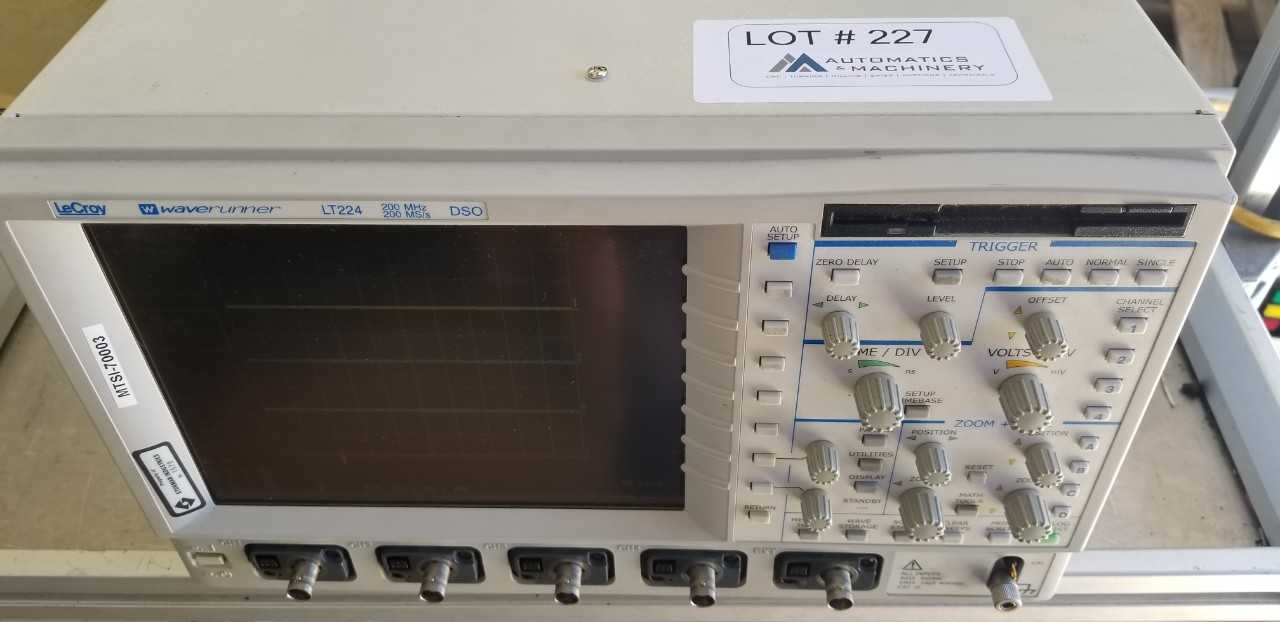 Lecroy Waverunner Oscilloscope - METAL INSPECTION EQUIPMENT Lecroy Waverunner Oscilloscope - METAL INSPECTION EQUIPMENT