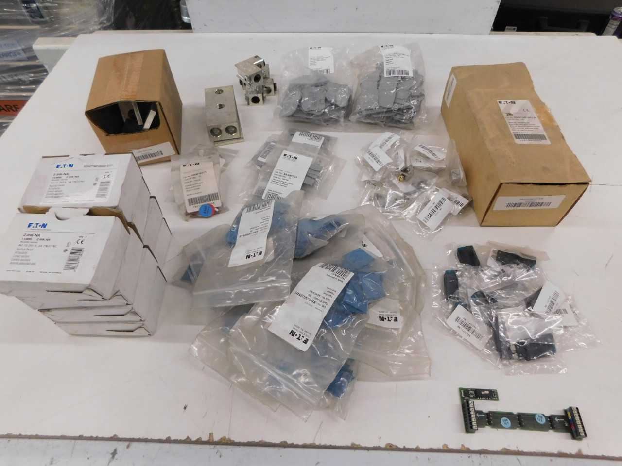 Lot of Quantity 66x Contacts, Lugs, and Terminal Block Accessories - INDUSTRIAL PARTS