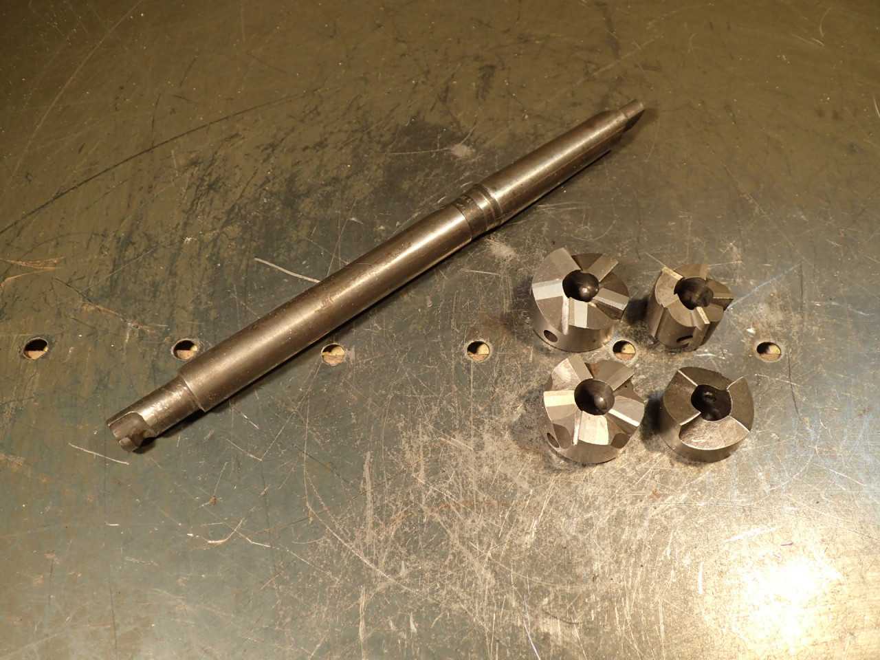 Gairing Arbor Morse Taper #2 Shank 2MT + 4 Back Spotfacers 1" 1-1/8 1-1/4 1-5/16 - HOLEMAKING TOOLS