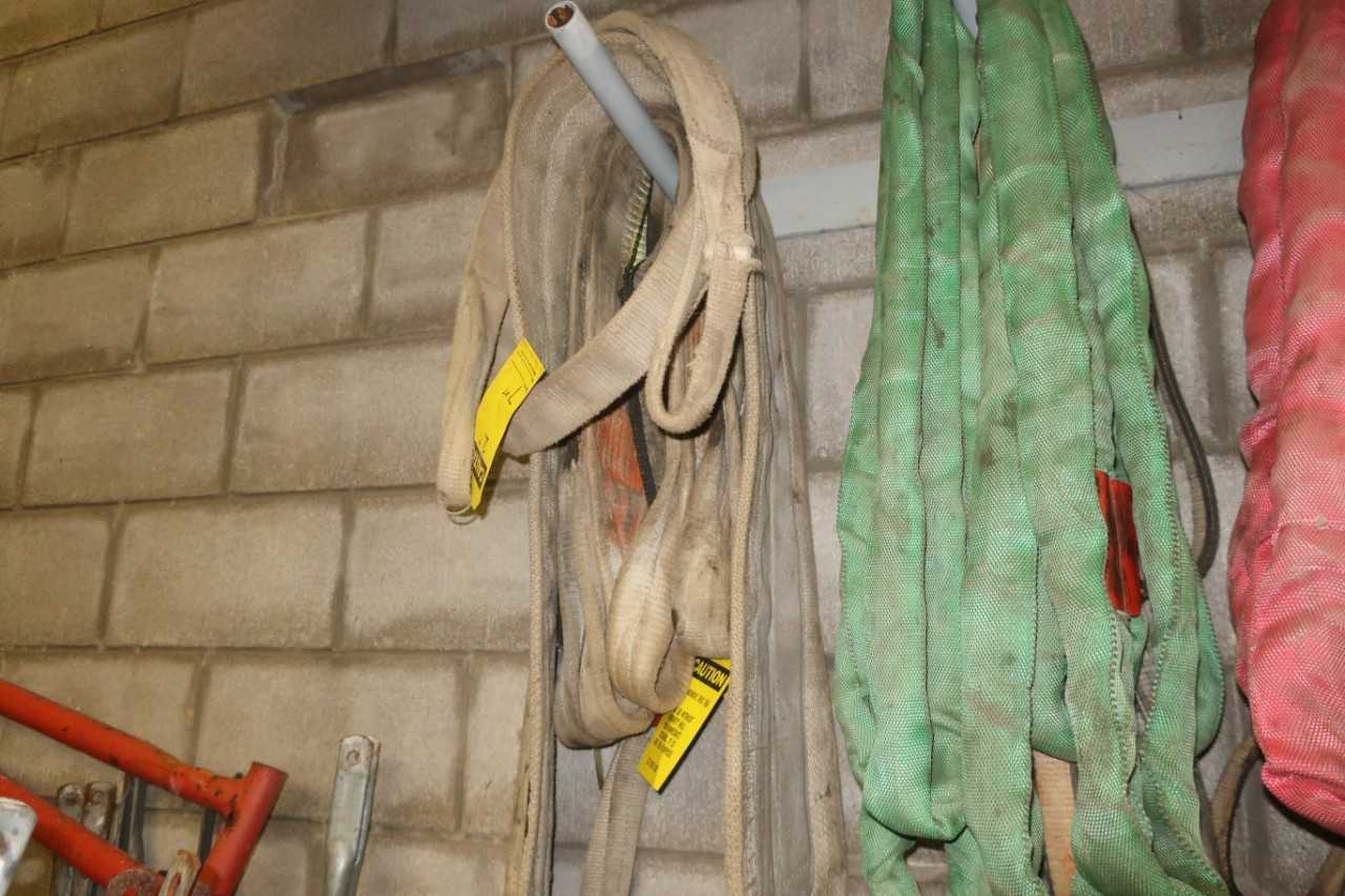 LOT OF ASSORTED LIFTING SLINGS - LIFTING EQUIPMENT