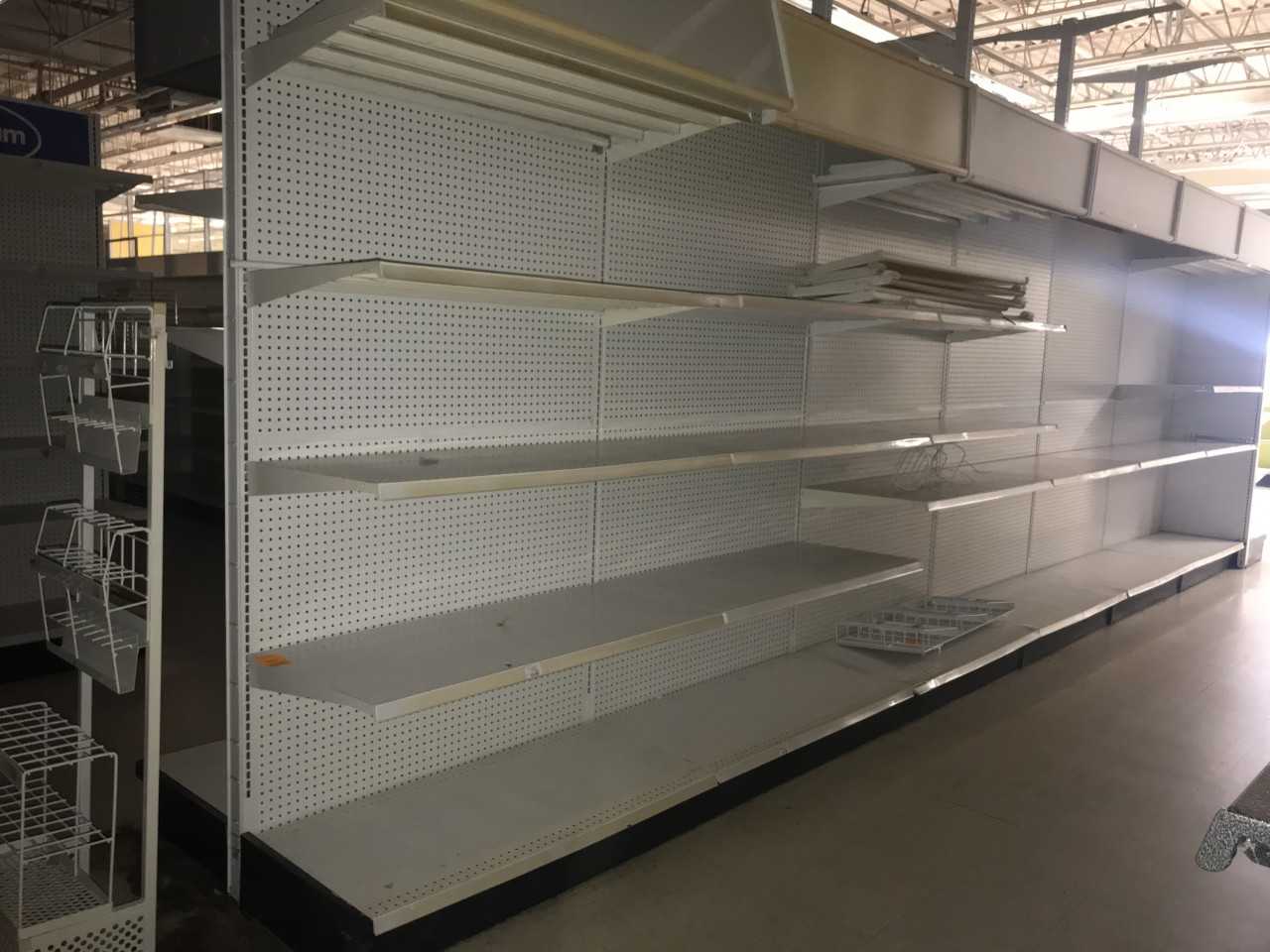 LOT OF STORE SHEVLING UNITS - TOOL STORAGE