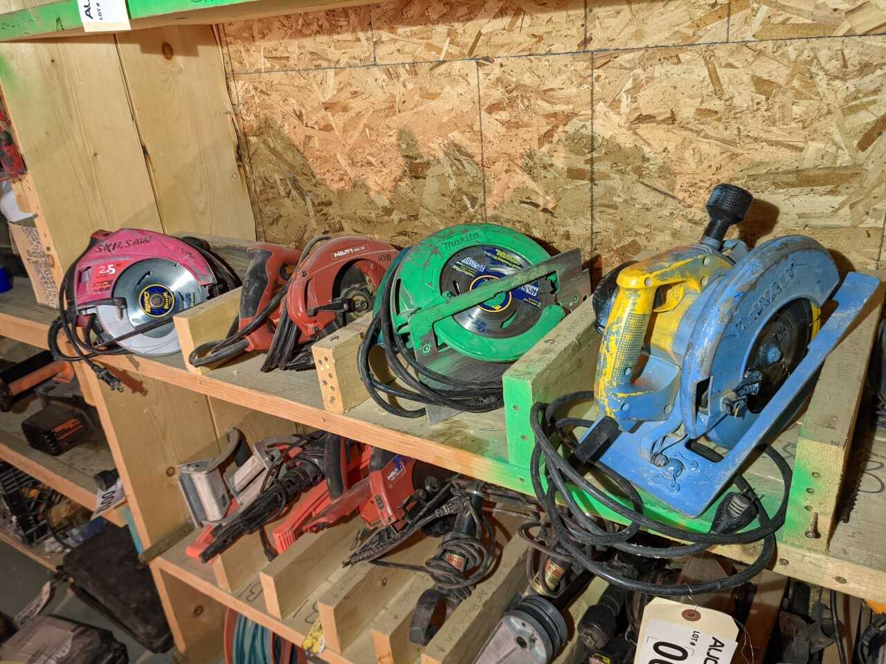 Lot of 4 Circular Saw - ELECTRIC POWER TOOLS
