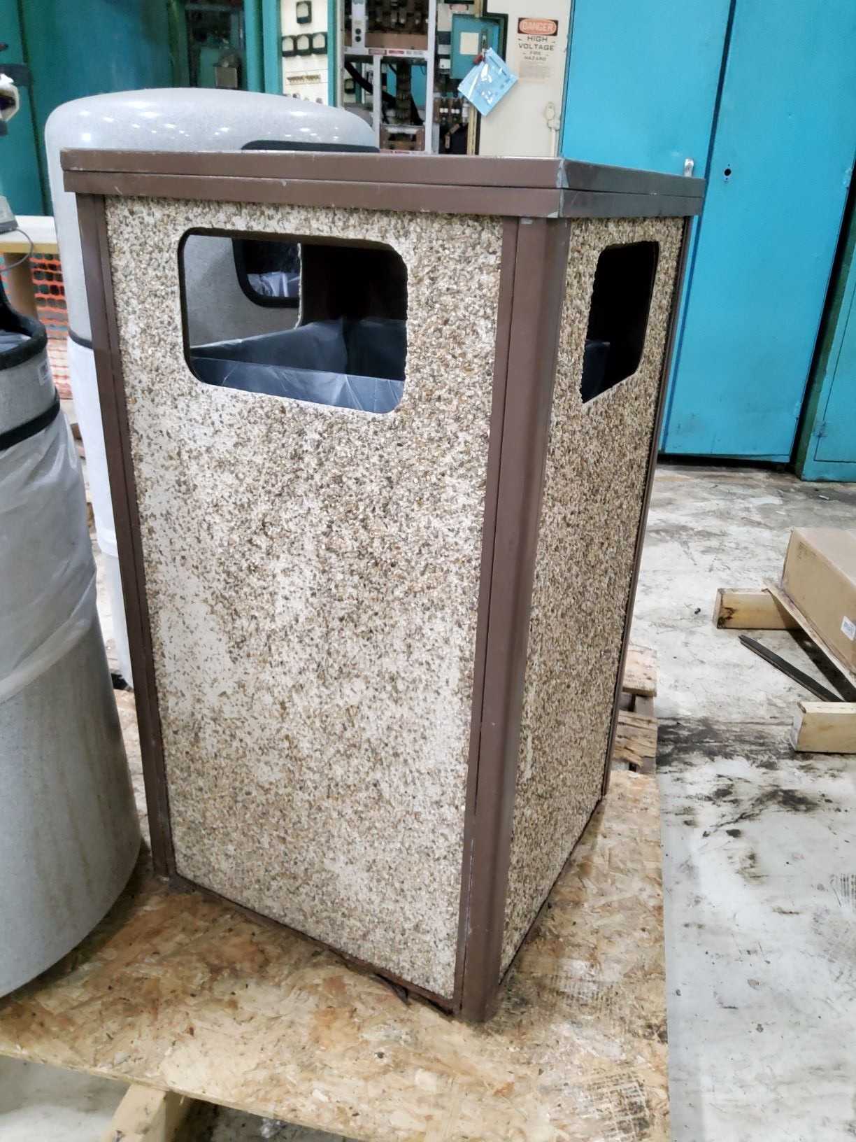 Trash Receptacles - check quantities - CHECK VALVE