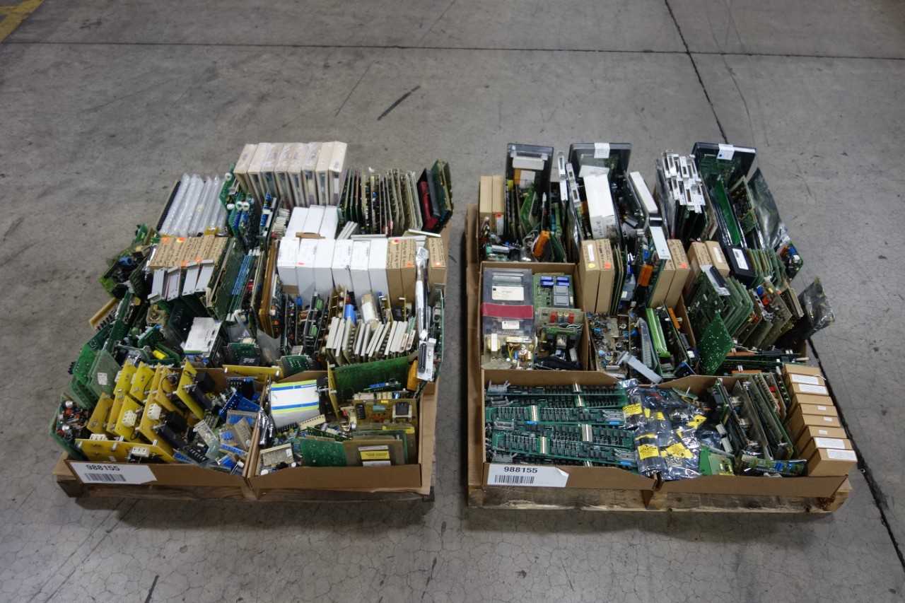 2 PALLETS OF ASSORTED PCB CIRCUIT BOARDS - AUTOMATION & CONTROLS