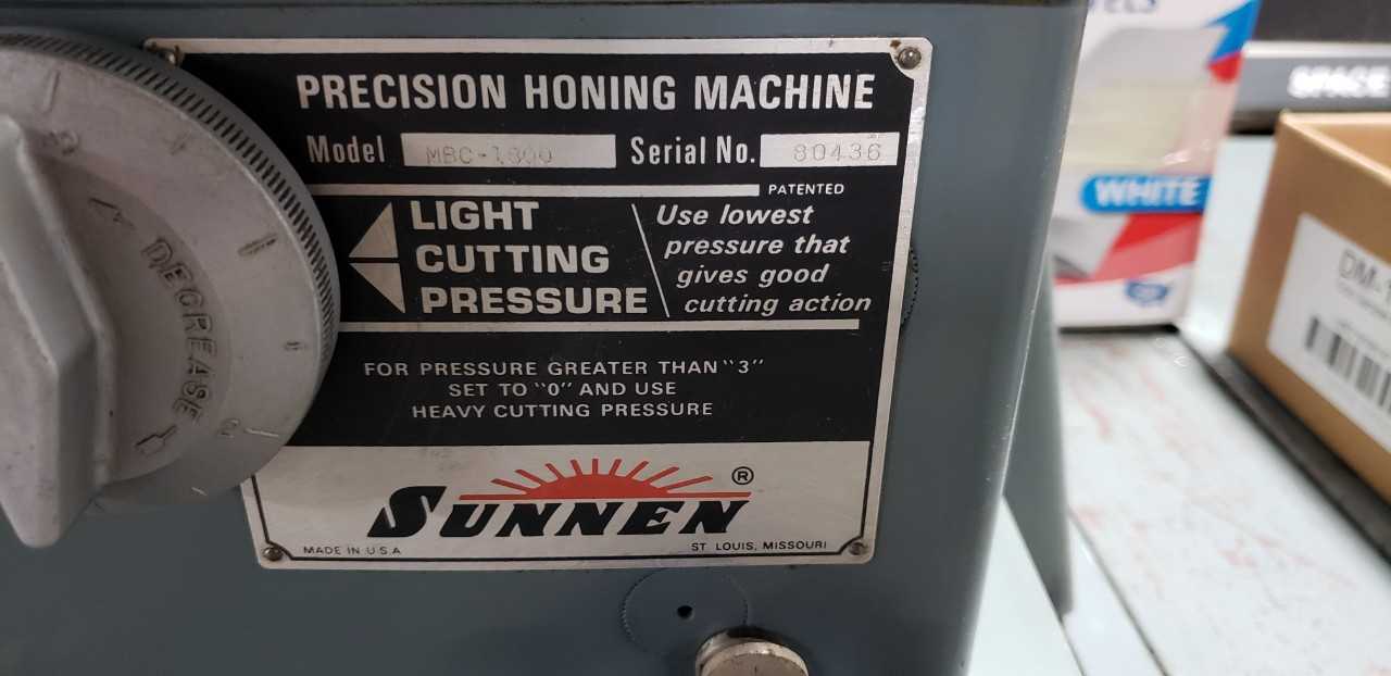 Sunnen MBC 1800 Horizontal Honing Machine - MACHINING ACCESSORIES & TOOLING