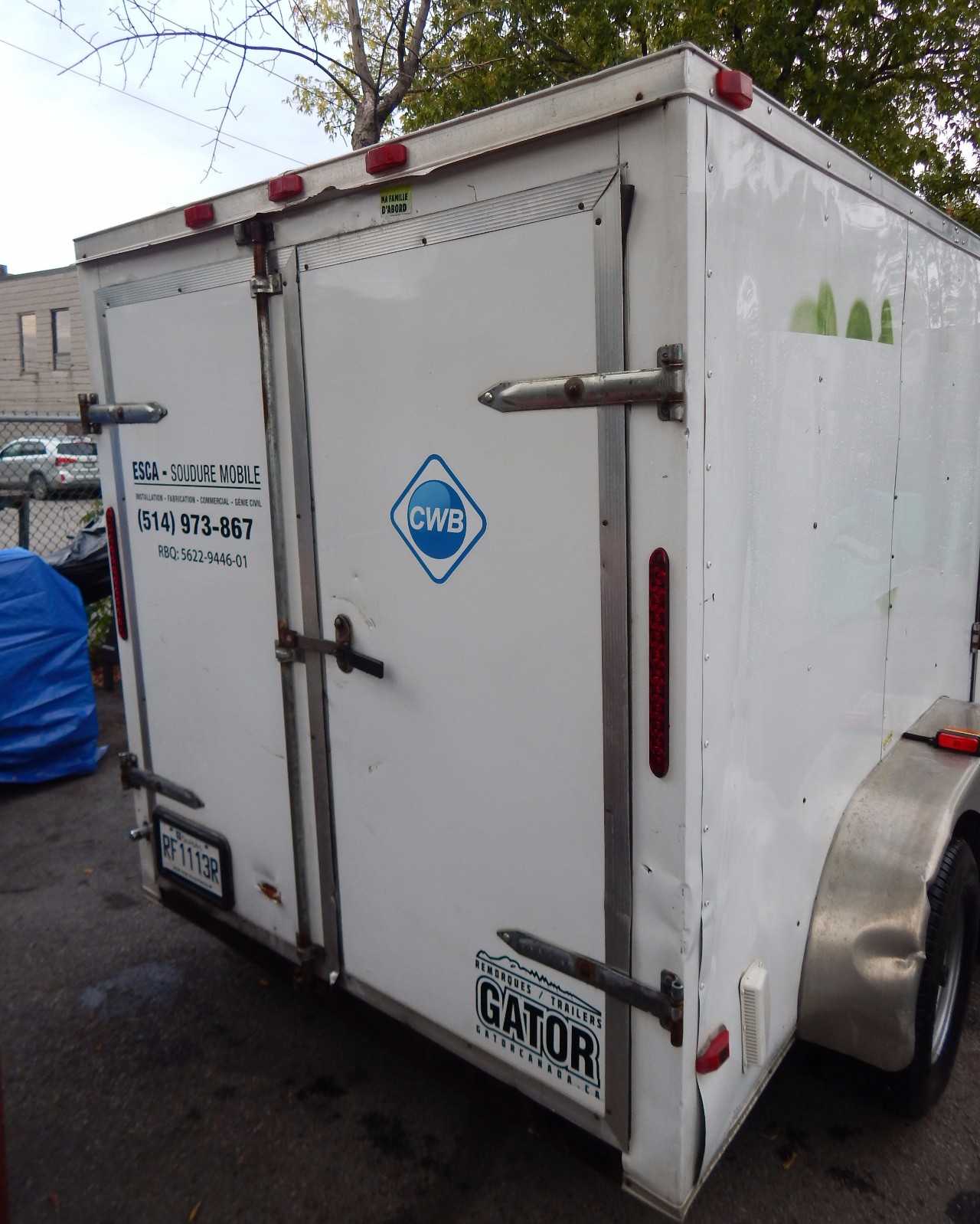 CYNERGY (2015) SWIFT TANDEM AXLE ENCLOSED V-NOSE UTILITY TRAILER  - TRAILERS