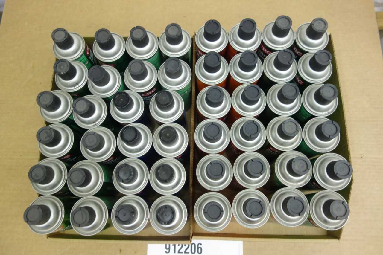 2 TOTES OF ASSORTED CRC SPRAY PRODUCTS - MACHINING ACCESSORIES & TOOLING