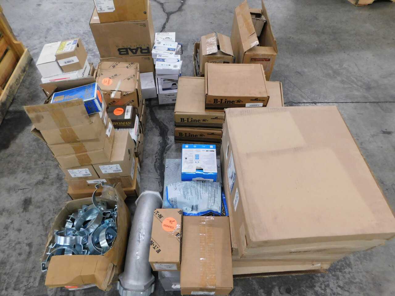 Pallet of Misc Electrical Supplies - ELECTRICAL COMPONENTS