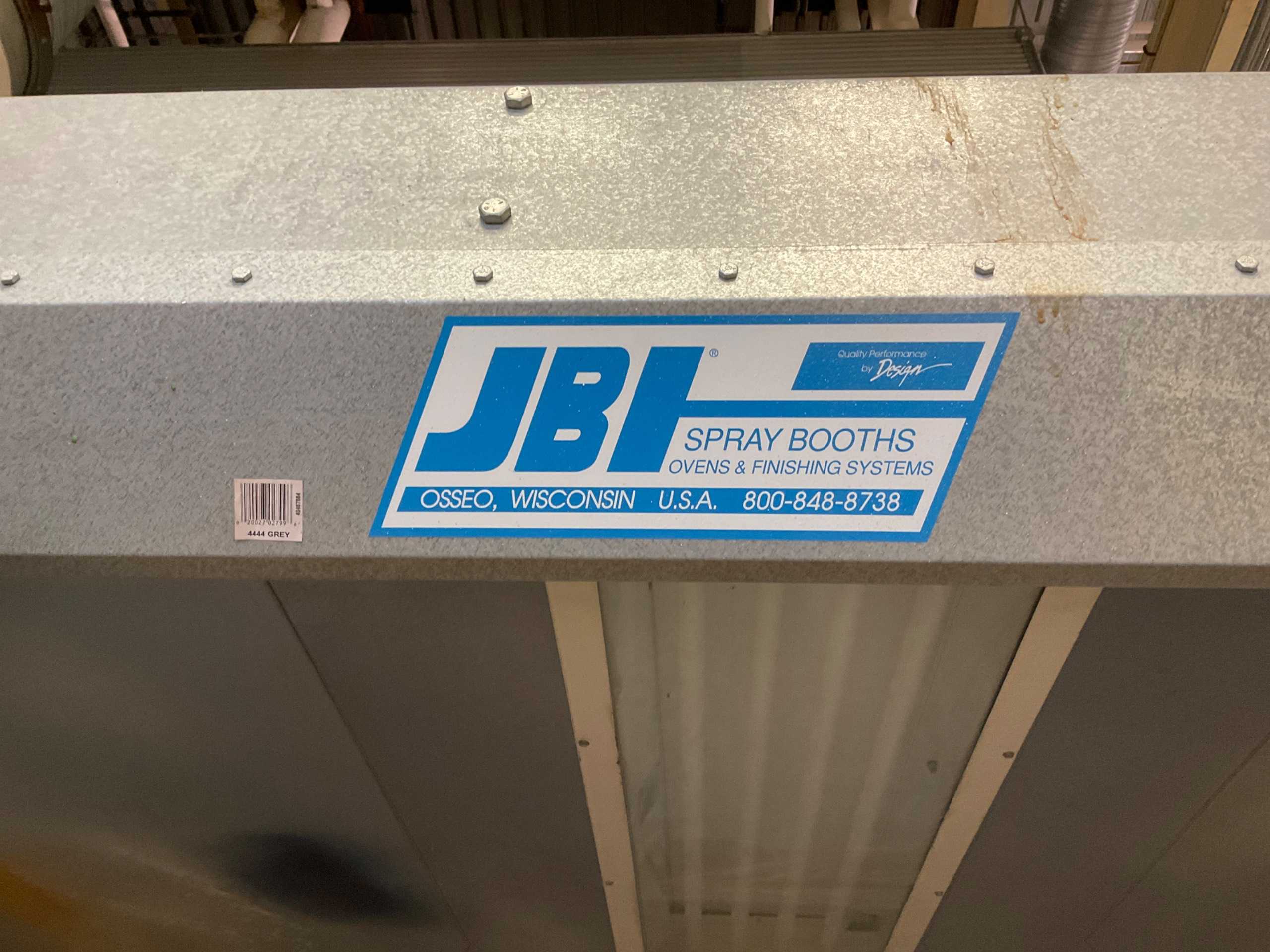 2001 JBI 1D8-168 DRY BOOTH