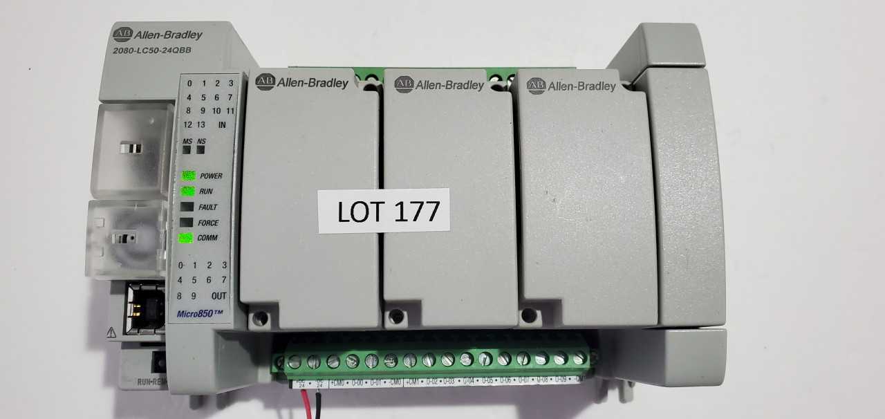 Allen Bradley Micro 850 2080-LC50-24QBB PLC - AUTOMATION & CONTROLS