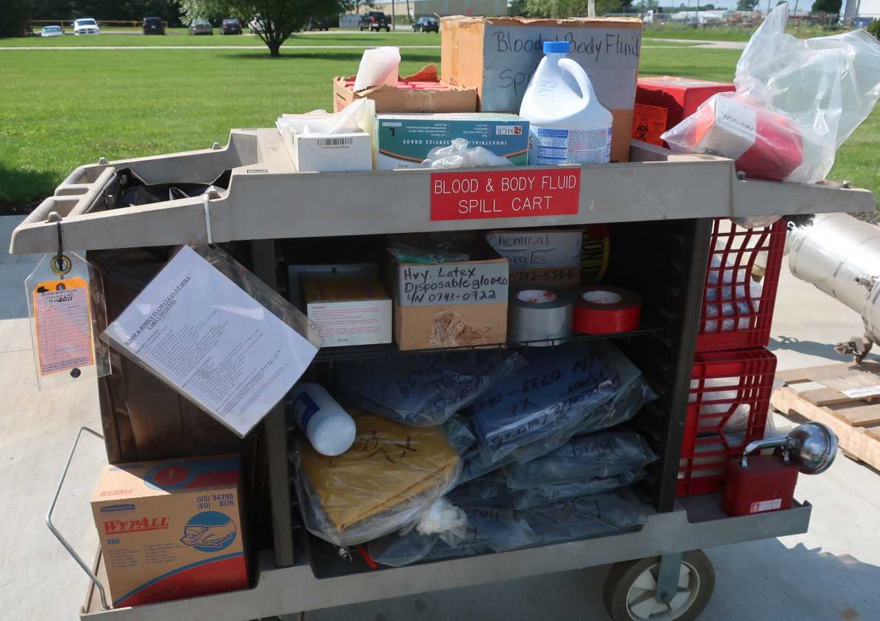 BLOOD AND BODILY FLUID CLEAN UP KIT - SAFETY EQUIPMENT
