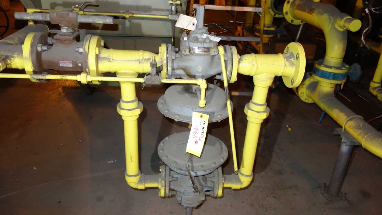 LOT OF 4 ASSORTED FISHER EGR REGULATOR, 3IN, 2IN - CONTROL VALVE