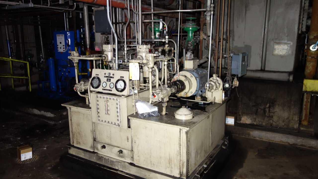 HYDRAULIC POWER UNIT WITH 2X HARTMANN PUMPS, VALVES - VALVES