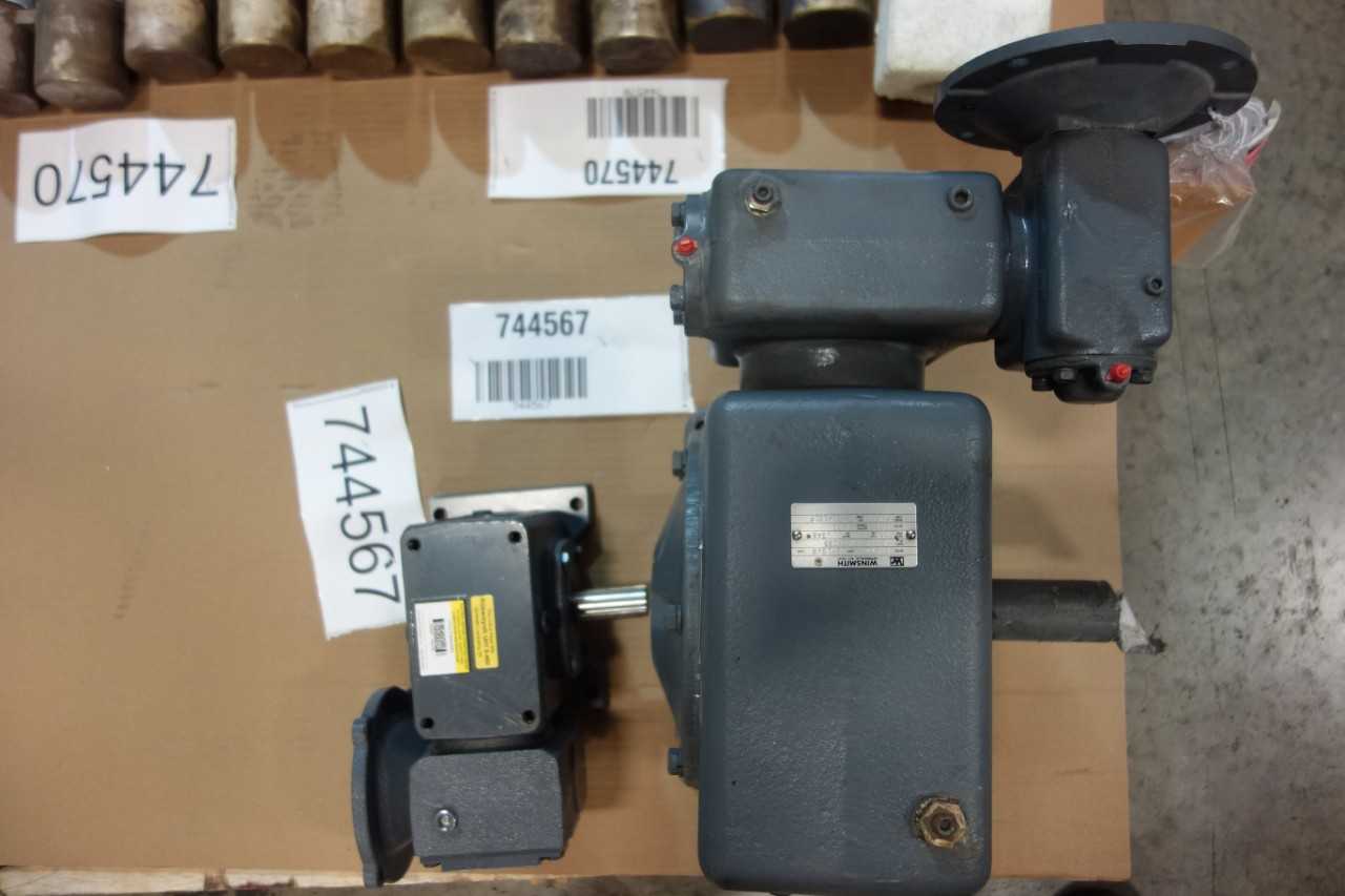 LOT OF TWO GEAR REDUCERS- BOSTON GEAR, WINSMITH - GEAR REDUCERS