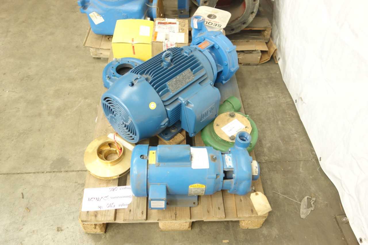 2 PALLETS OF ASSORTED CENTRIFUGAL PUMPS AND PARTS - CENTRIFUGAL PUMP