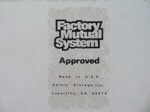 Factory Mutual Storage Container - MISCELLANEOUS