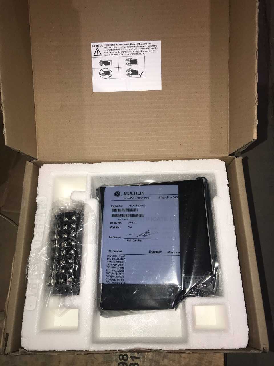 GE MULTILIN UR6DV RELAY (QTY 1) - PNEUMATIC PARTS