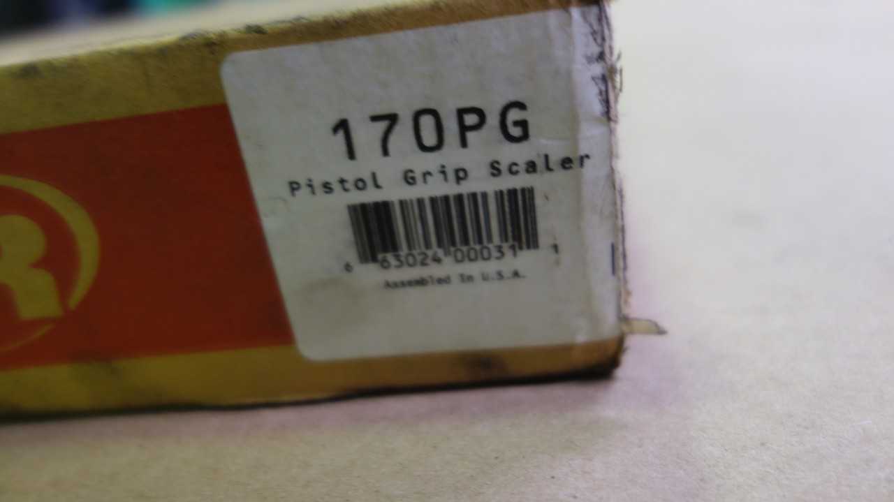 INGERSOLL RAND 170PG PISTOL GRIP NEEDLE SCALER - CENTRIFUGAL PUMP