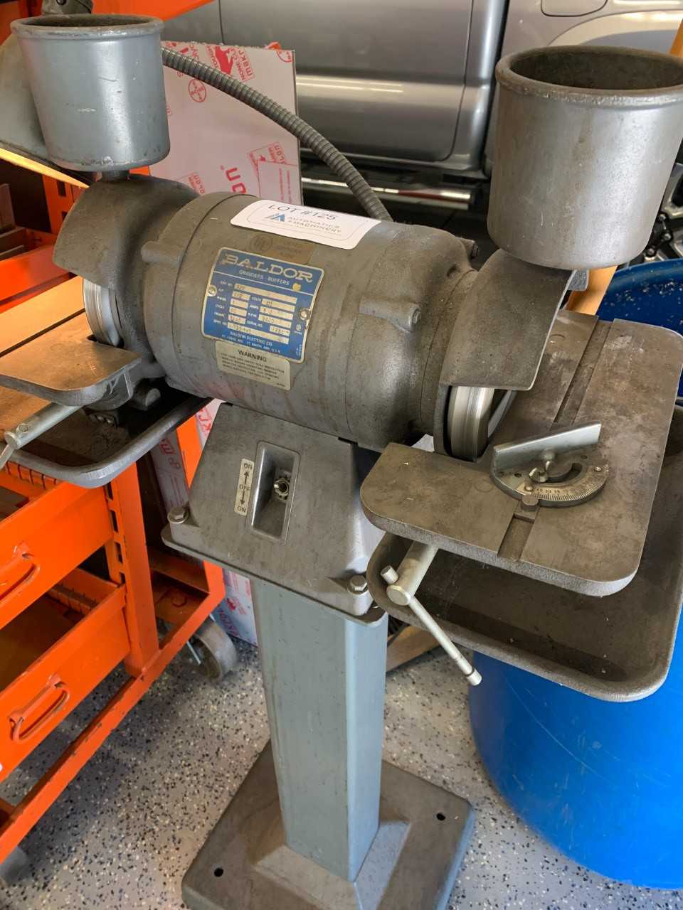 Baldor Pedestal Grinder (No 522) - GRINDING MACHINES