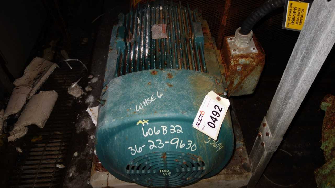 GE 405T 100HP 460V-AC ELECTRIC MOTOR - ELECTRIC MOTORS