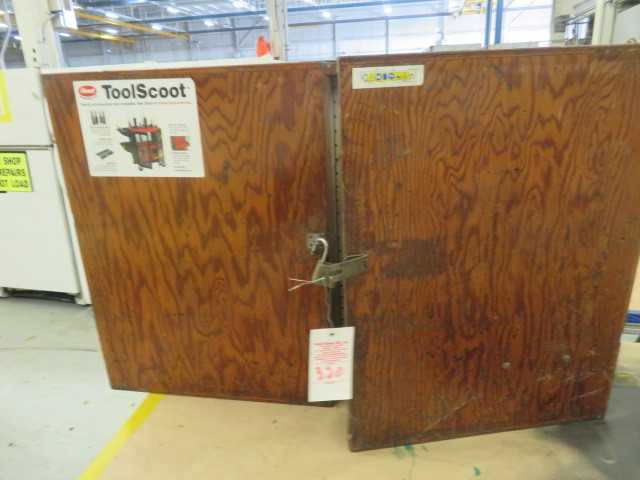 Tool Scoot Wood Cabinet - MISCELLANEOUS