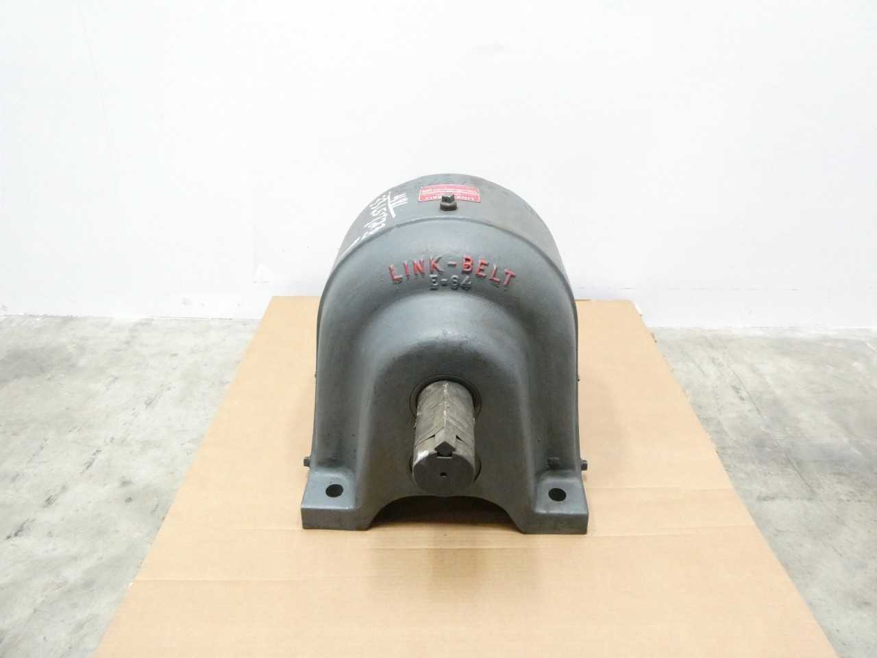 LINK-BELT ETI-55 HELICAL INLINE GEAR REDUCER 3.69HP 159:1 - GEAR REDUCERS