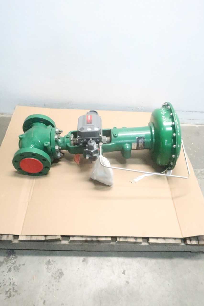 FISHER TYPE ED PNEUMATIC TYPE 657 STEEL DVC6200 3IN CONTROL VALVE - CONTROL VALVE