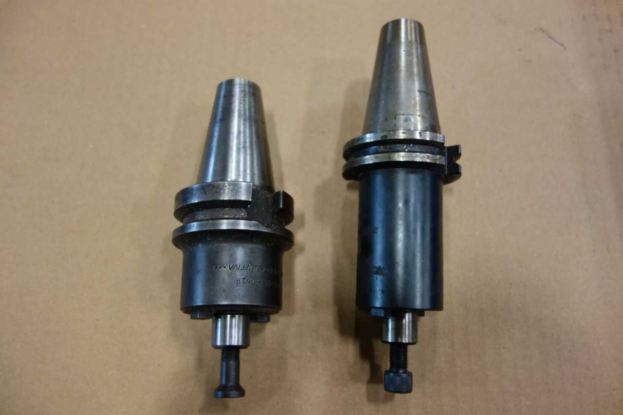 LOT OF ASSORTED CAT40 TOOL HOLDERS - VALENITE - ELECTRIC POWER TOOLS